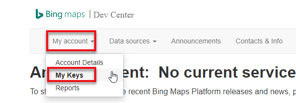 نمایش نقشه Bing در وردپرس