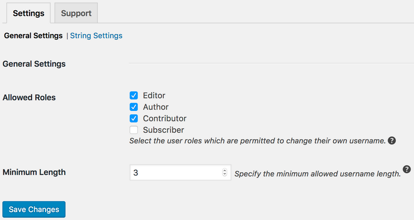 تغییر نام کاربری کاربران در وردپرس با افزونه Username Changer