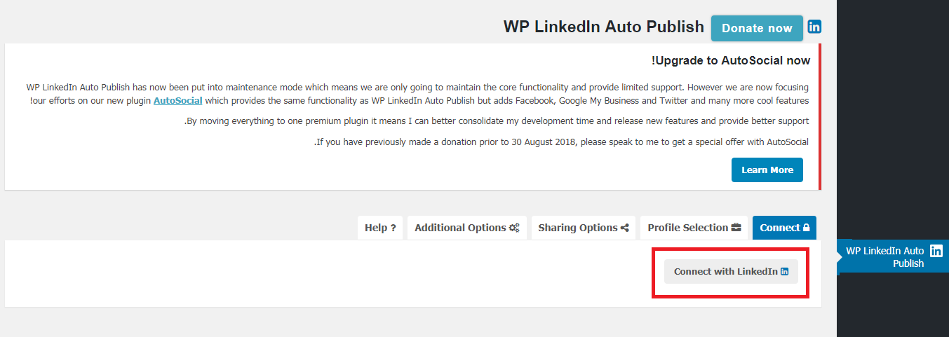 انتشار خودکار مطالب در لینکدین با افزونه WP LinkedIn Auto Publish