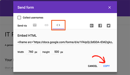 ایجاد فرم در وردپرس با استفاده از Google Forms