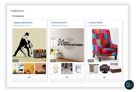 افزونه ایجاد مجموعه محصولات مورد علاقه در ووکامرس WooCommerce Collections