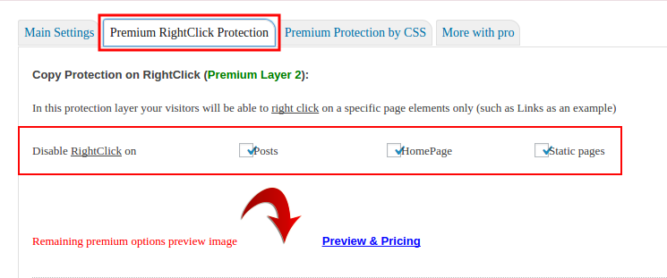 جلوگیری از کلیک راست در وردپرس با افزونه WP Content Copy Protection & No Right Click