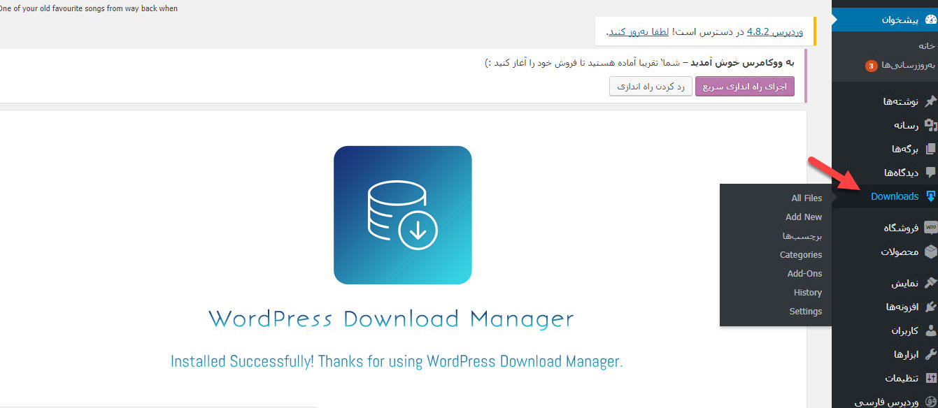 مدیریت فایل های دانلودی در وردپرس با افزونه WordPress Download Manager