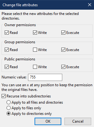 خطای مجوز فایل‌ها و پوشه‌ها File and Folder Permissions Error
