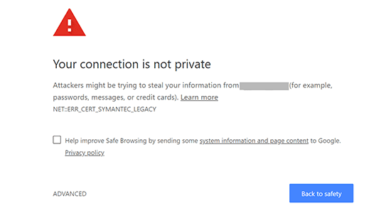 چگونه خطای Your Connection is Not Private را برطرف کنیم؟