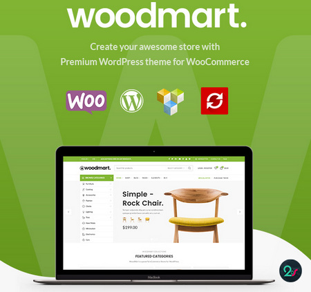 دانلود قالب فروشگاهی WoodMart برای وردپرس